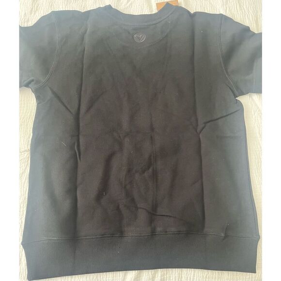 Vast Elements Collegiate Crew University T-shirt - Black NEW NWT - Picture 7 of 10